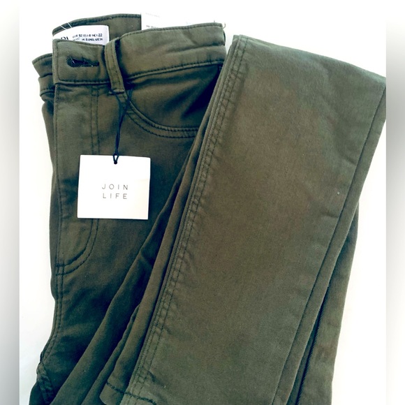 Zara olive green skinny jean - Picture 2 of 5